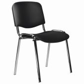 Стул Staff 532567 Iso Lite CF-008, хром, кожзам черный Z-11