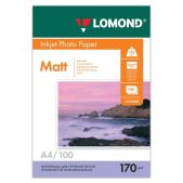 Фотобумага А4 Lomond 0102006, 170 г/м2, матовая двусторонняя, 100 листов