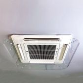 Экран для кондиционера потолочного размером от 950х950 до 1050х1050мм, ПЭТ, прозрачный, 10000061