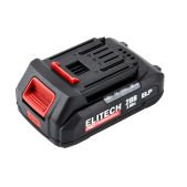 Аккумулятор Elitech E0911.089.00 RCB 2020S 20В, 2.0Ач Li-ion, слайдер, для CD/CS/CW