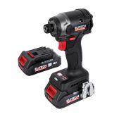 Винтовёрт Elitech CS 2003SL Е2201.055.02 ударный акк. 20В, 2х4Ач, Li-Ion, 260нм, Hex 1/4, 0-1700/2450/3600об/мин, кейс
