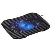 Подставка для ноутбука Buro BU-LCP156-B114 15.6 357x265x33мм 1xUSB 1x 140ммFan 345г металлическая сетка/пластик черный