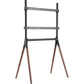Подставка для телевизора Cactus CS-ST1247BKWN черный/орех 49-70 макс.40кг напольный