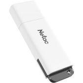 Флеш Диск 128Gb Netac NT03U185N-128G-20WH U185 USB 2.0 белый