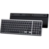 Клавиатура беспроводная Ugreen KU005 15956 серебристый 2.4GHz и Bluetooth5.0