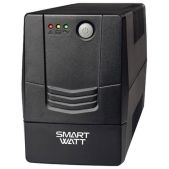 Источник бесперебойного питания SmartWATT 3703020390009 UPS UNI 1050E, 1050 ВА 630 Вт, 2 розетки