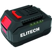 Аккумулятор Elitech E0911.050.00 2020С, 20В, 2.0Ач, Li-ion, ELP, Слайдер
