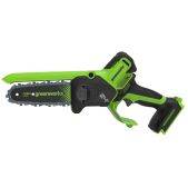 Цепная пила аккумуляторная Greenworks 2010107 GD24CS15 мини 24В, 15см, без АКБ и зарядного устройства