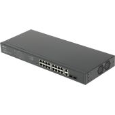 Коммутатор TP-Link TL-SG1218MPE 16-Port Gigabit Easy Smart PoE+ Switch with 2 SFP UKplug