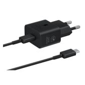 Зарядное устройство Samsung EP-T2510XBEGEU USB-C 25W Black + cable