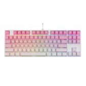 Клавиатура Defender 71878 Redragon Cass RU розово белая