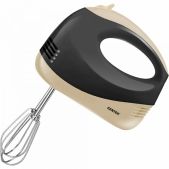 Миксер Centek CT-1127, 250Вт, 5 скоростей, взбивание/замешивание, черный/бежевый