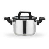 Кастрюля 6.5л Lara LR02-294 Премиум нерж, 24см, Soft-touch