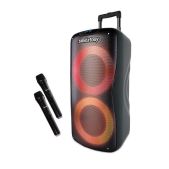 Колонка Smartbuy SBS-5210 W1 100Вт, BT, MP3, FM, 2 беспр.микроф., ПДУ