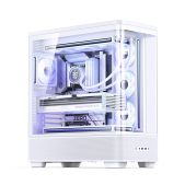 Корпус ATX без БП Jonsbo TK-5 White, TG aquarium, 3x140mm ARGB Fan, 4x120мм ARGB Fan, mini-ITX, mATX, ATX, белый
