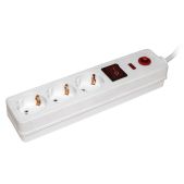 Сетевой фильтр 1.5м белый IEK WFP10-16-03-01-N СФ-03К 3 розетки коробка