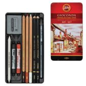 Набор художественный Koh-i-Noor 8890000001PL Gioconda, 10 предметов, металлическая коробка