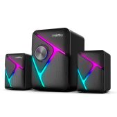 Колонки Smartbuy SBA-4500 S2 чёрная Bluetooth, 12Вт, LED-подсветка