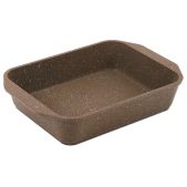 Противень Мечта 93806 Б для запекания, АП Гранит brown, прямоугольная, 33x22 см
