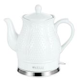 Чайник Kelli KL-1450 белый 2400вт, 1.7л, керамический
