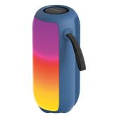 Колонка портативная Kaigo 514221 BTW185, 20 Вт, Bluetooth, USB, Micro SD, AUX, RGB, TWS, FM, синяя