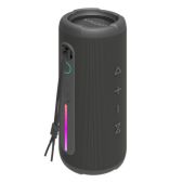 Колонка портативная Kaigo 514226 BT30T, 30 Вт, Bluetooth, USB, Micro SD, AUX, RGB, TWS, IPX7, черная