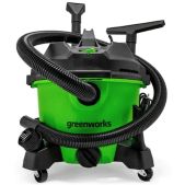 Пылесос Greenworks 4701207 G120WDV 1150Вт, 220В, бак 34л, для сухой и влажной уборки