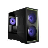 Корпус ATX без БП Lian Li G99.V150INFX.10R Vector 150 INF Black TG / 2x 140mm + 1x 120мм ARGB PWM вентилятор / вентилятор HUB /