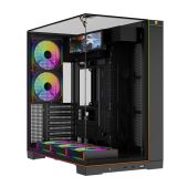 Корпус ATX без БП Thermalright TRA70VF5MB TR-A70 Vision FAN5-M Black / TG / 5x120мм ARGB PWM Fans / ARGB Strip / 9.16'' LCD screen / USB Type-C