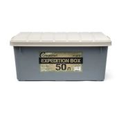Ящик Следопыт PF-EB-10 Expedition Box 50 л, цв. графит/бежевый многофункциональный, особопрочный
