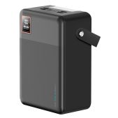 Аккумулятор внешний Deppa 33687 NRG Turbo V4 80000 мА-ч, дисплей, черный