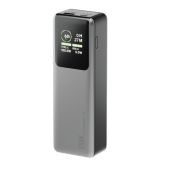 Аккумулятор внешний Olmio 044476 T-20 20000 mAh, 100W титановый для ноутбуков