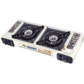 Плитка газовая Следопыт PF-GST-DM01 - MaximuM настольная двойная с переходником