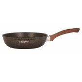 Сковорода 22см Kukmara сгоиш220а Granit Ultra Induction черный 22 см, алюминий, антипригарное, черный, ручка Soft-touch Литая толстостенная сковорода, отлитая вручную, с 5-ти слойным антипригарным мраморным покрытием, усиленным сверхтвер