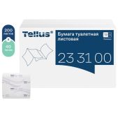 Бумага туалетная Tellus/Tork 233100 Система ТР3 Премиум листовая комплект 40 шт, 200 л., 11х23 см, 2-слойная