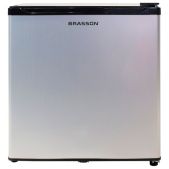 Холодильник Brasson 458498 RF-50Silver компактный однокамерный, общ. объем 47 л, мороз. камера 5 л, 49.6x45.4x44.5см, серебрист.