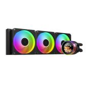 Комплект водяного охлаждения ID-CoolING SL360 V2 LGA1954/1851/1700/1200/115X/AM5/AM4 TDP 350W, PWM, LCD Display, Triple ARGB вентилятор 120мм