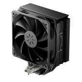 Кулер upHere P4K Black / 4HPx6mm, 200W TDP, single tower, 1xвентилятор 120мм, 800-1800RPM, 79.9 CFM, 27dBA /