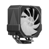 Кулер upHere UP1 Elite KC4C Black ARGB / 4HPx6mm, 230W TDP, single tower, 1xвентилятор 120мм, 600-1650RPM, 68CFM, 25dBA /