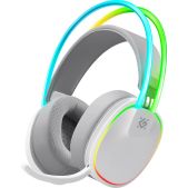 Гарнитура Defender Tsunami белая игровая беспроводная BT, 2.4G, провод, мембрана 50мм