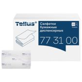 Салфетки Tellus/Tork Система NS4 Премиум, 2-слойные, комплект 20 шт, 200 шт, белые, 773100