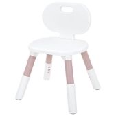 Стул детский Brabix 533294 Kids CC-001, 2-8 лет, пластик розовый + белый