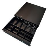 Ящик денежный Vitrana 291409 CD-405-B электромеханический, 405x420x92мм, черный