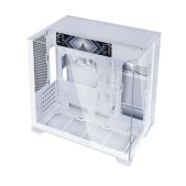 Корпус ATX без БП Lian Li G99.O11VMDW.R0 O11 Vision-M Digital White / 9.2 LCD screen / 1 x 140mm PWM вентилятор / Mini-Tower, TG /