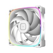 Вентилятор Geometric Future 1F3003W112000 Squama 3003W-12 White 120мм / ARGB, PWM, 120x120x30 mm, 800-2300 RPM, 84.0 CFM, 35.8 dBA