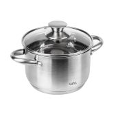 Кастрюля 6.5л Lara LR02-270 АФИНА нерж