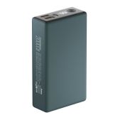 Аккумулятор внешний Olmio 044458 QX-20 20000 mAh темно-зеленый 22.5W QC 3.0, Power Delivery, LCD