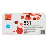 Картридж EasyPrint LH-531 U 531A/411A/381A LH-531A U для HP CLJ CP2025/M451/M476/LBP7200Cdn 718C 2900 стр. голубой, с чипом