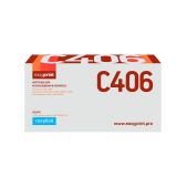 Картридж EasyPrint LS-C406 CLT-406C для Samsung CLP-365/CLX-3300/C410 1000 стр. голубой, с чипом