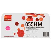 Картридж EasyPrint LC-055H M 055H для Canon i-Sensys LBP663/664/MF742/744 5900 стр. пурпурный, с чипом